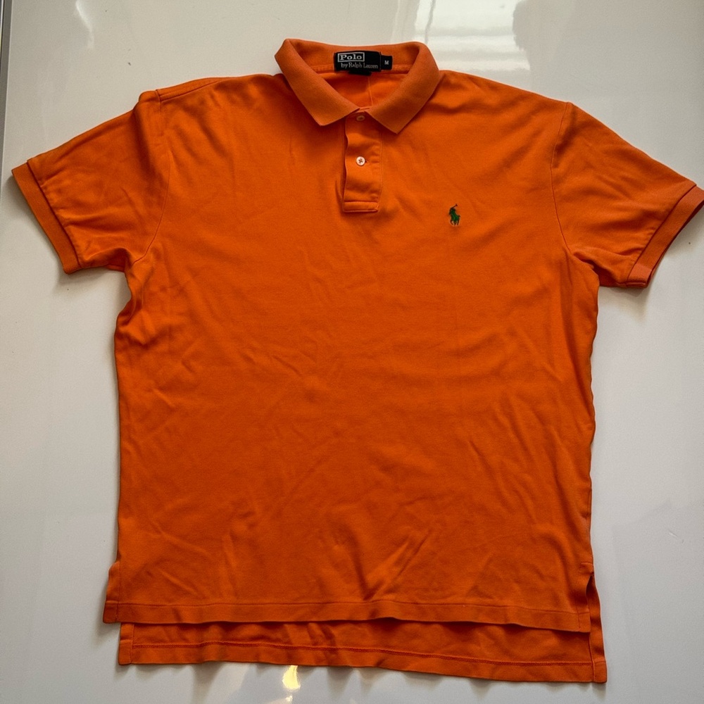 Ralph Lauren Men's Vibrant Orange Polo Shirt